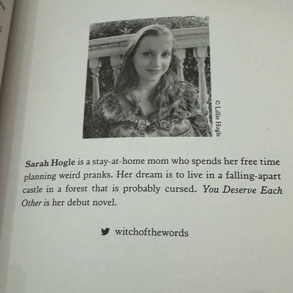 You Deserve Each Other by Sarah Hogle Paperback Book Romance - Picture 9 of 17